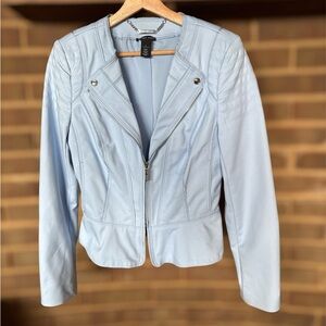 White House Black Market Light Blue Blazer